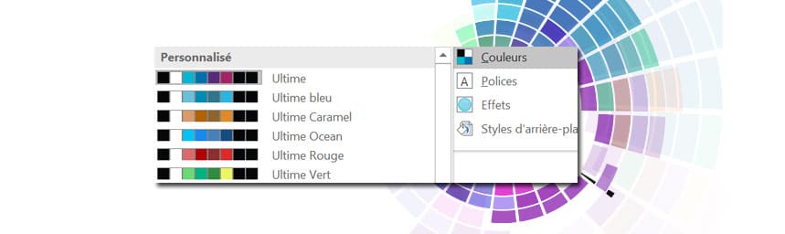 palette couleurs powerpoint