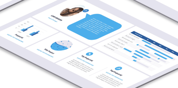 Tableau de bord 2020 sur Powerpoint – Image 2
