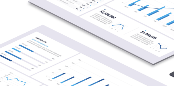 Tableau de bord 2020 sur Powerpoint – Image 5