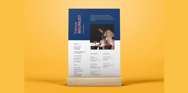 Modèle de CV Powerpoint – Image 4